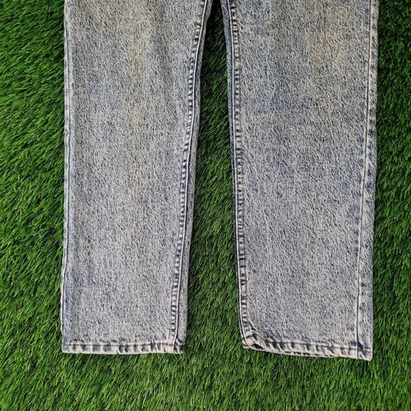 Vintage 80s Lee Riders Acid-Wash Jeans 30x30 Made in USA 209-6848 - Picture 3 of 16